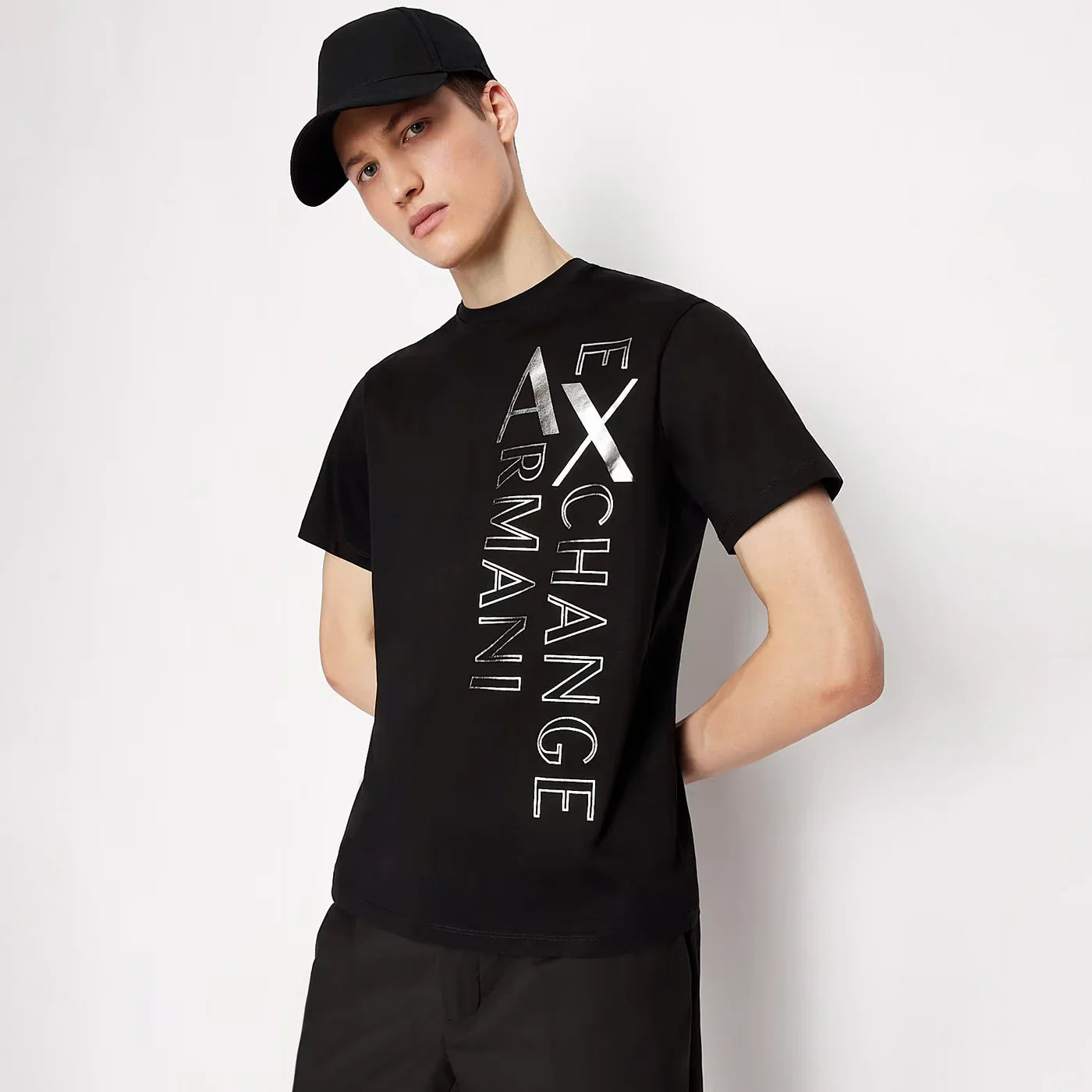 Men’s Imported Reflective Print T-Shirt (AXSV)