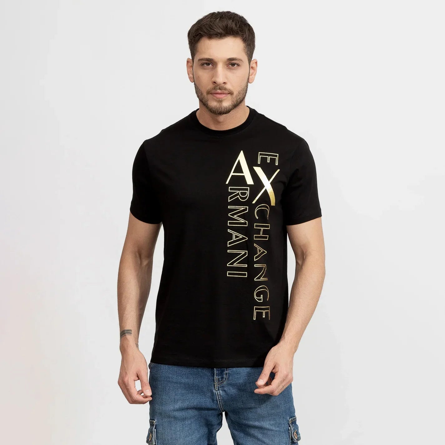 Men’s Imported Reflective Print T-Shirt (AXGV)