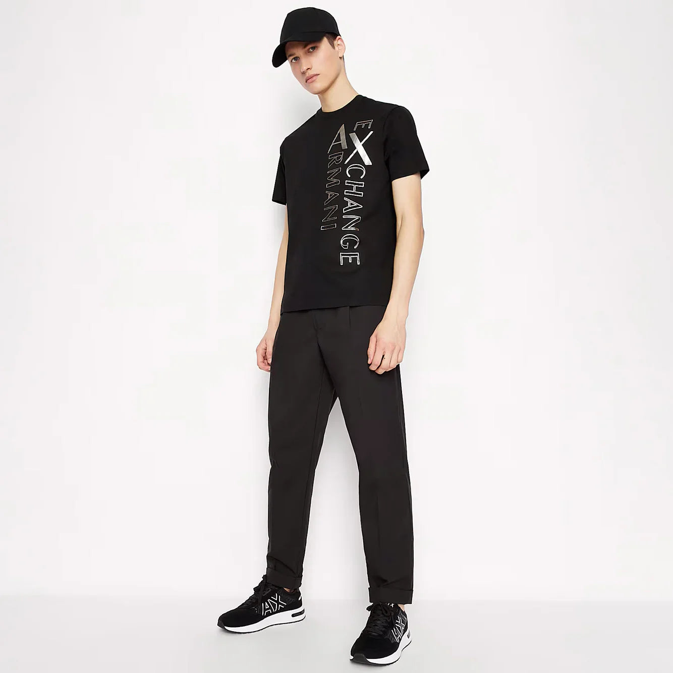 Men’s Imported Reflective Print T-Shirt (AXSV)