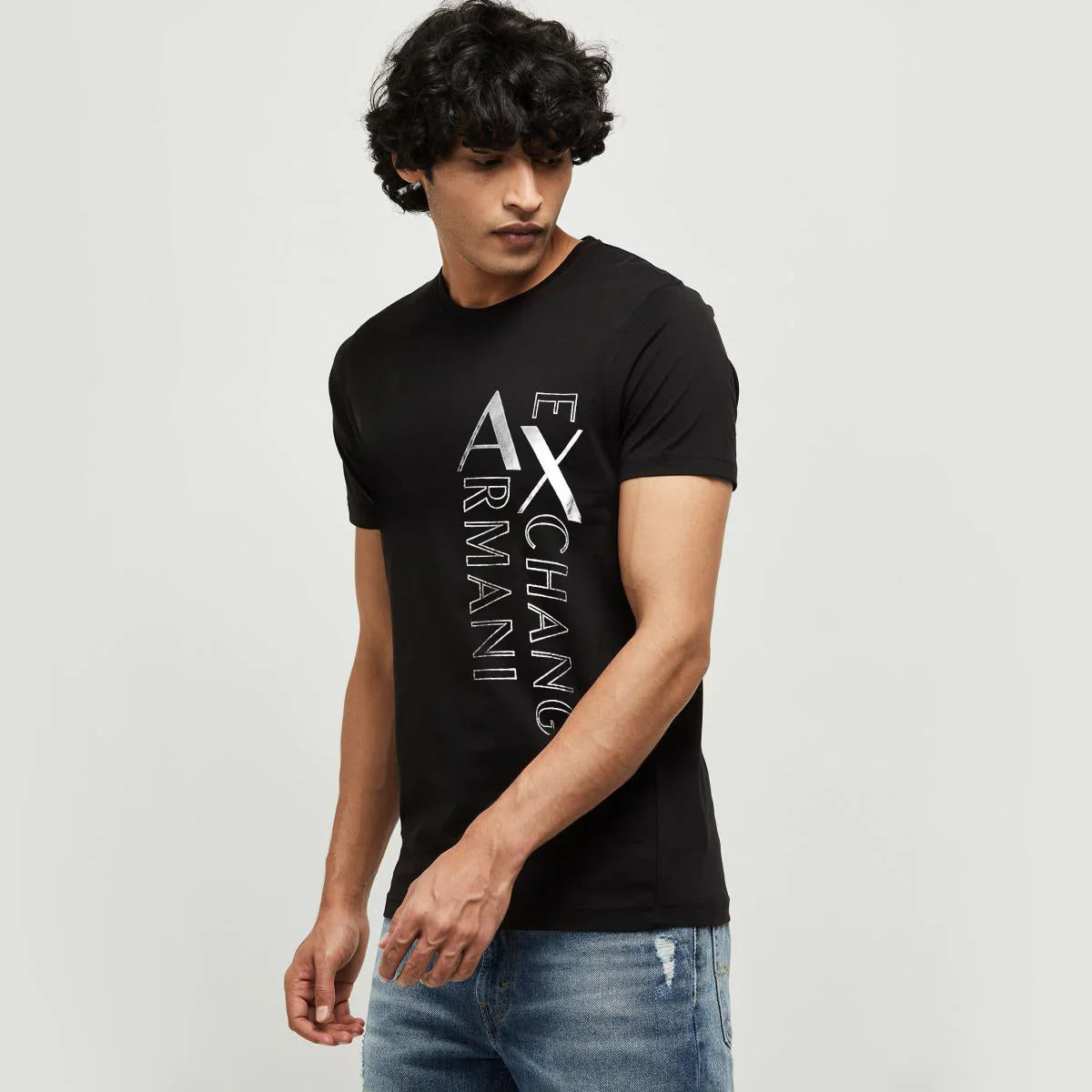 Men’s Imported Reflective Print T-Shirt (AXSV)