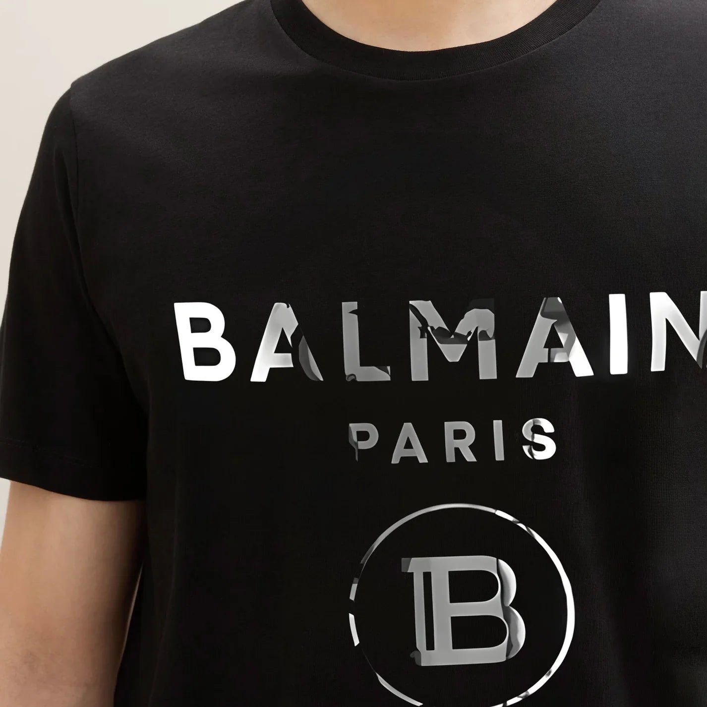 Men’s Imported Reflective Print T-Shirt (BLFS)