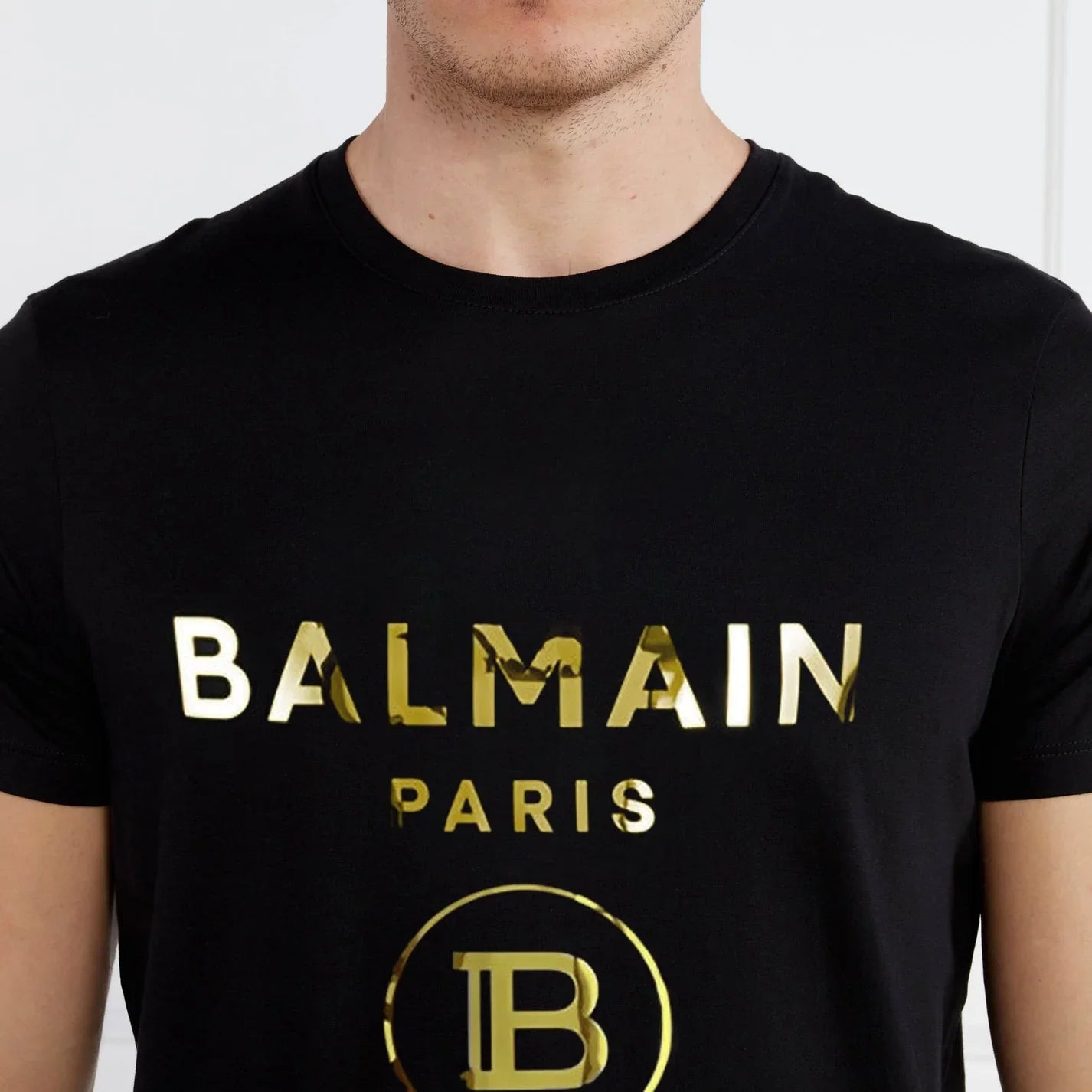 Men’s Imported Reflective Print T-Shirt (BLFG)