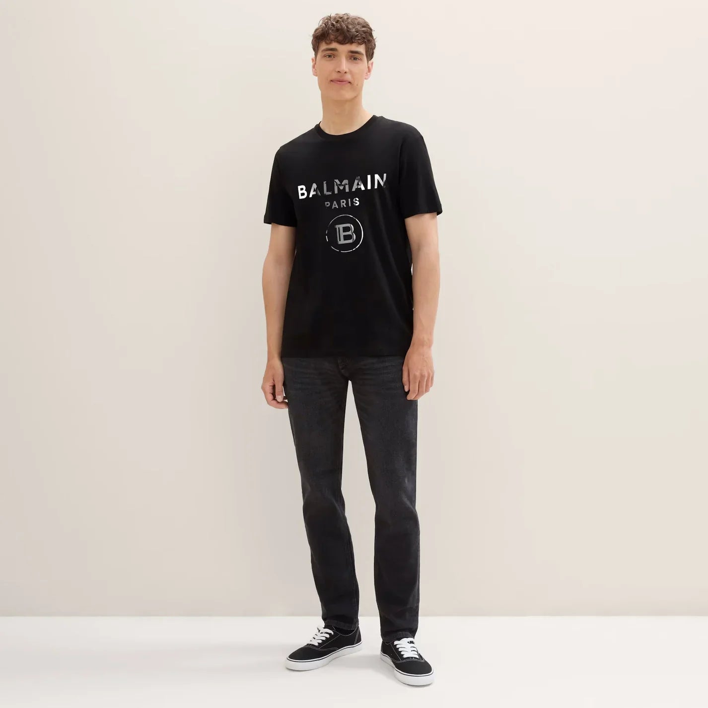 Men’s Imported Reflective Print T-Shirt (BLFS)