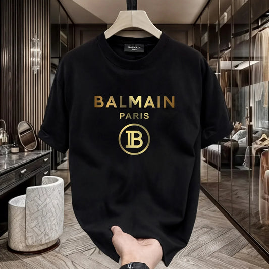 Men’s Imported Reflective Print T-Shirt (BLFG)